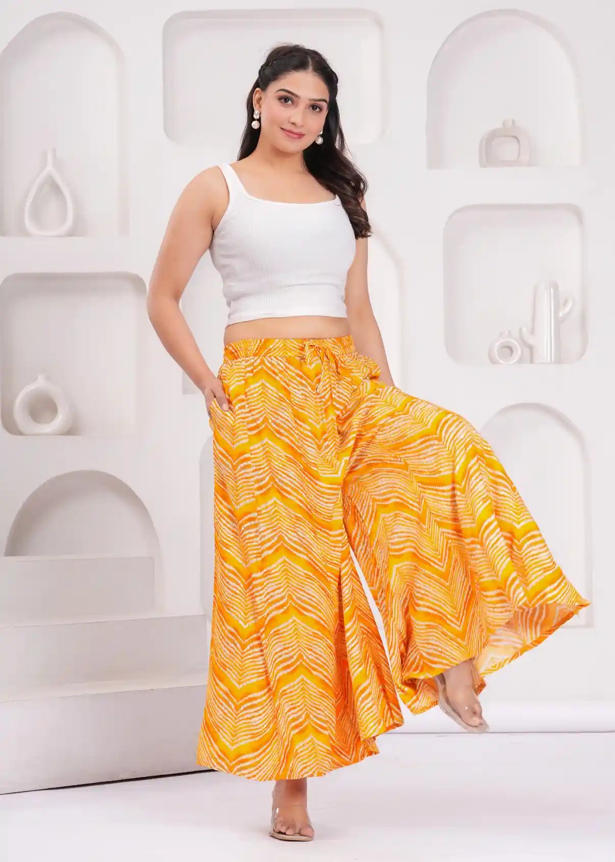 Floral Print Sharara