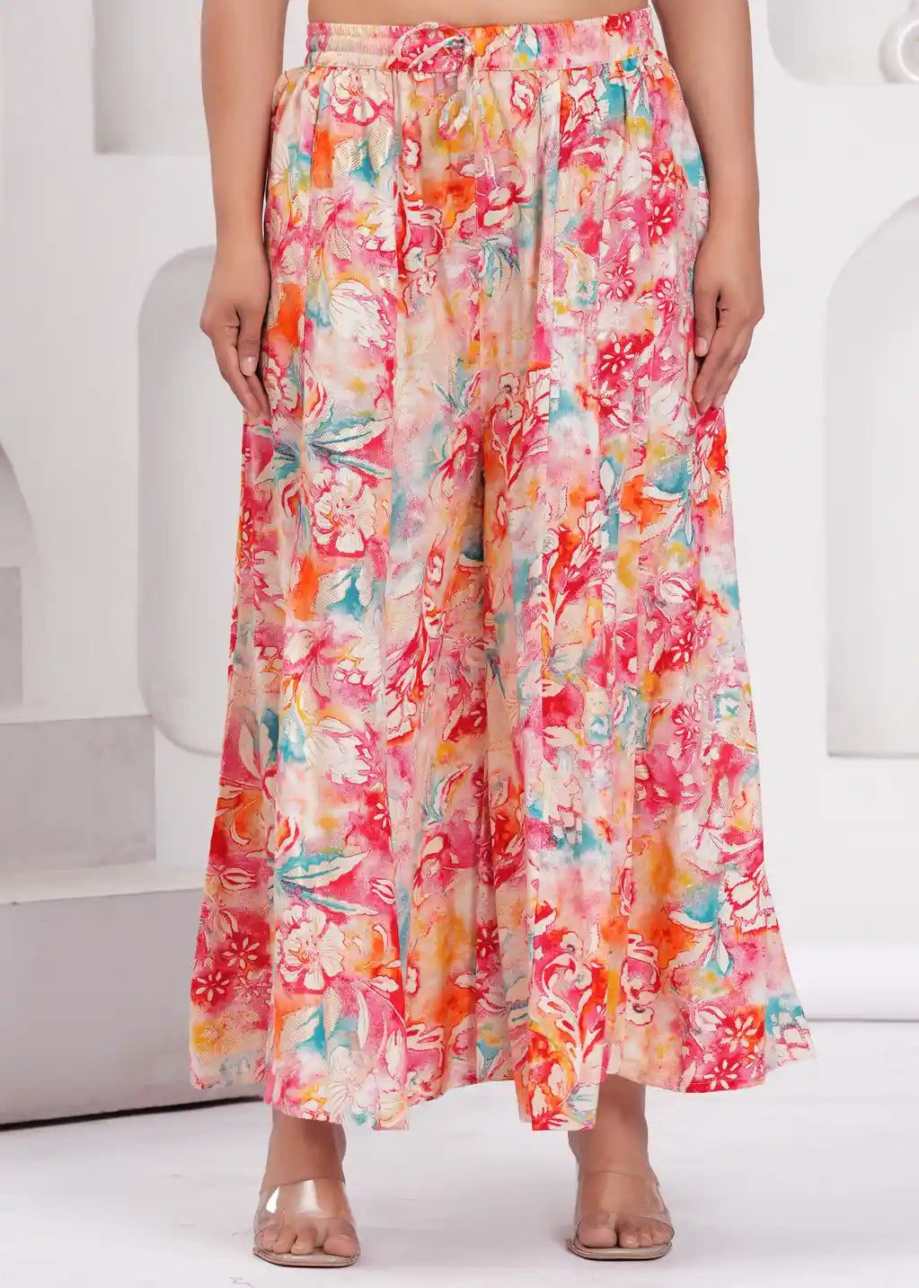 Floral Print Sharara