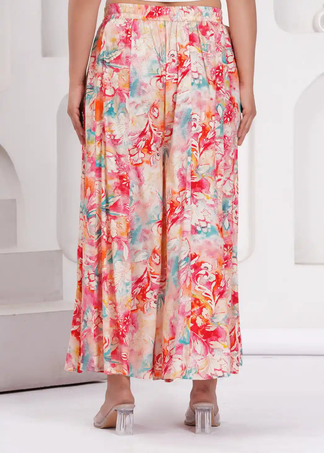 Floral Print Sharara