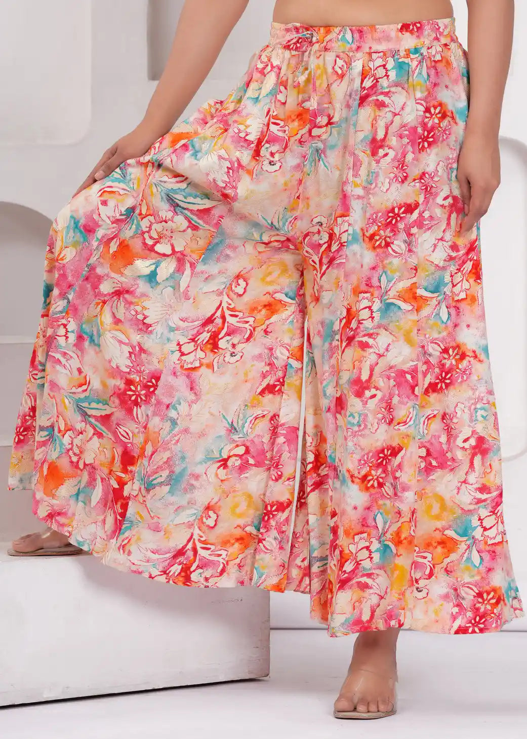 Floral Print Sharara