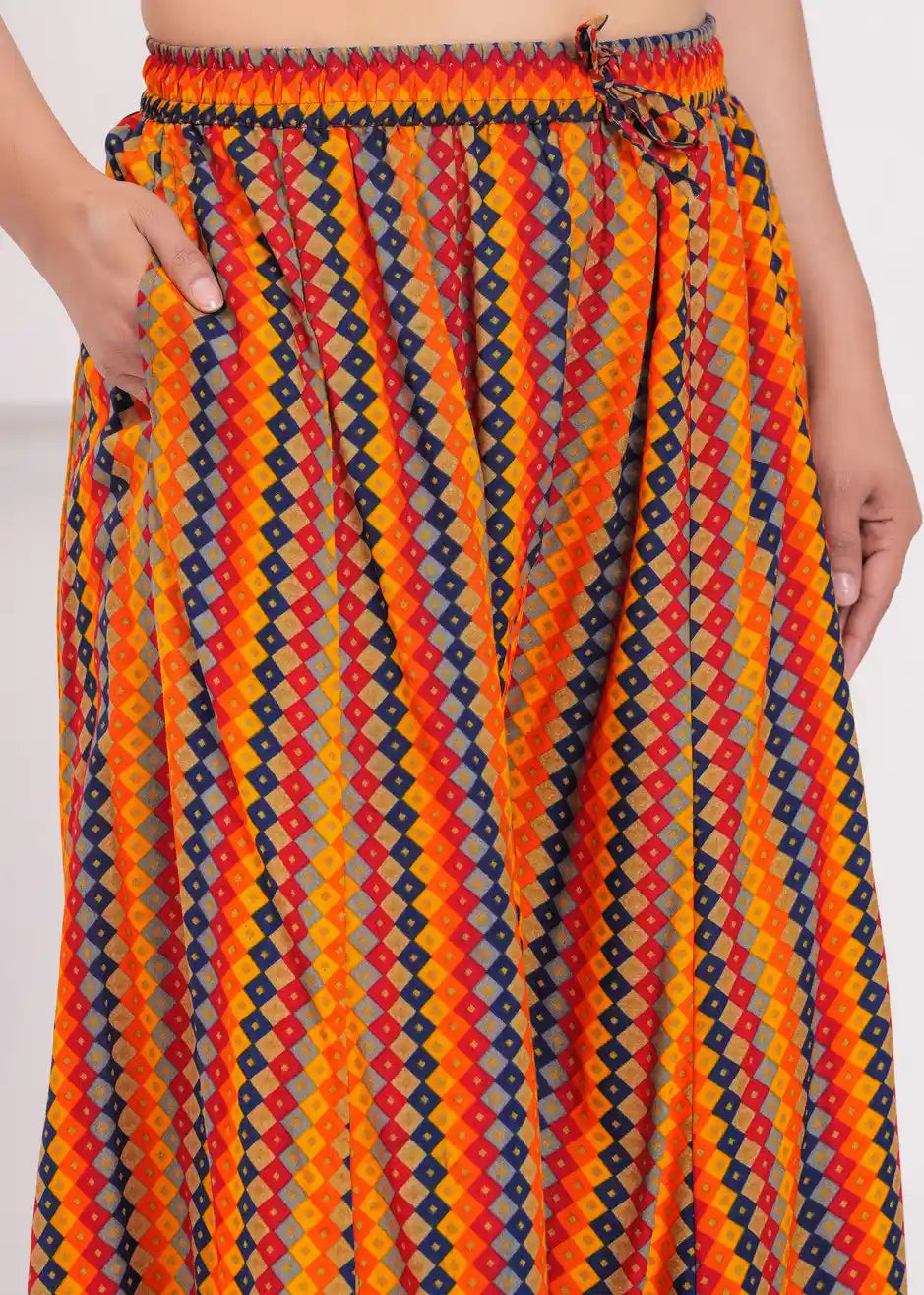 Floral Print Sharara
