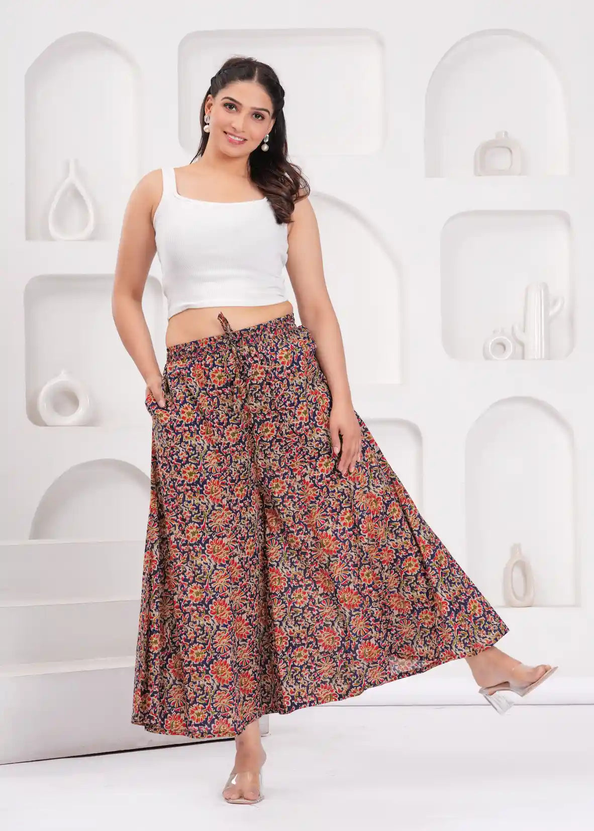 Floral Print Sharara