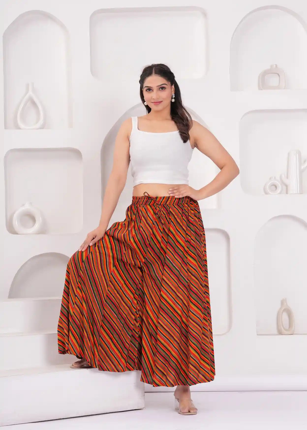Floral Print Sharara