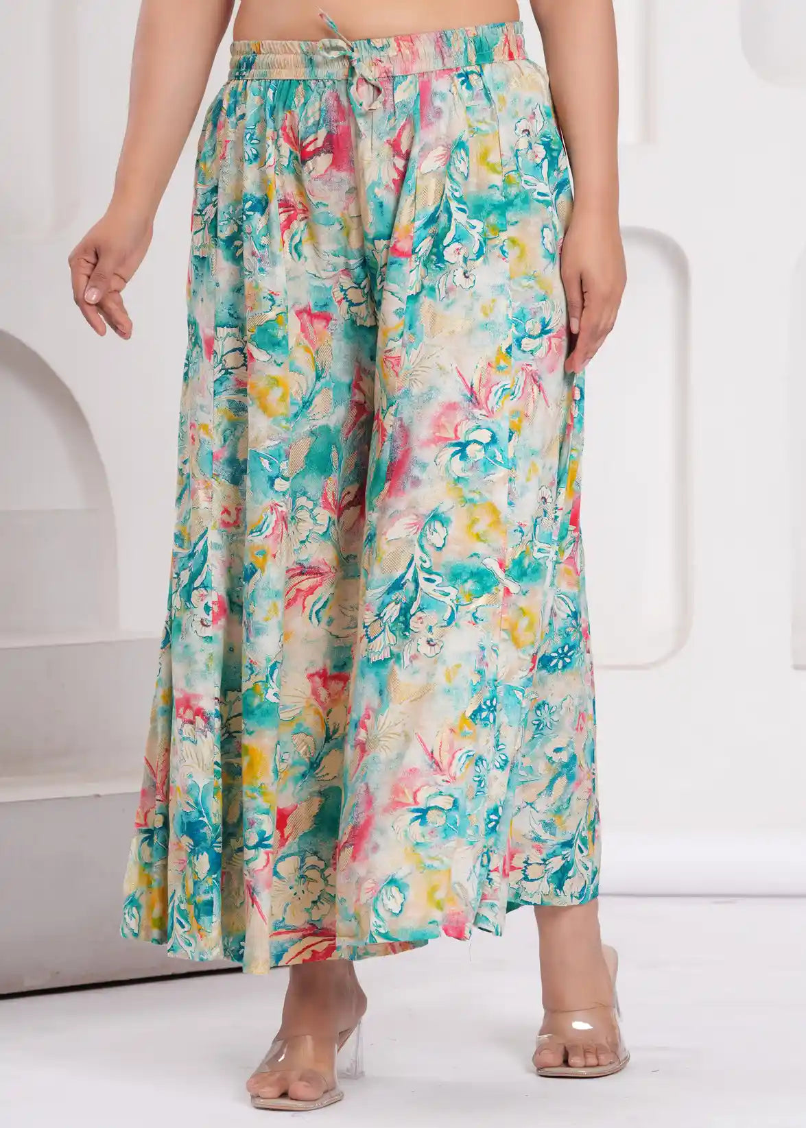 Floral Print Sharara