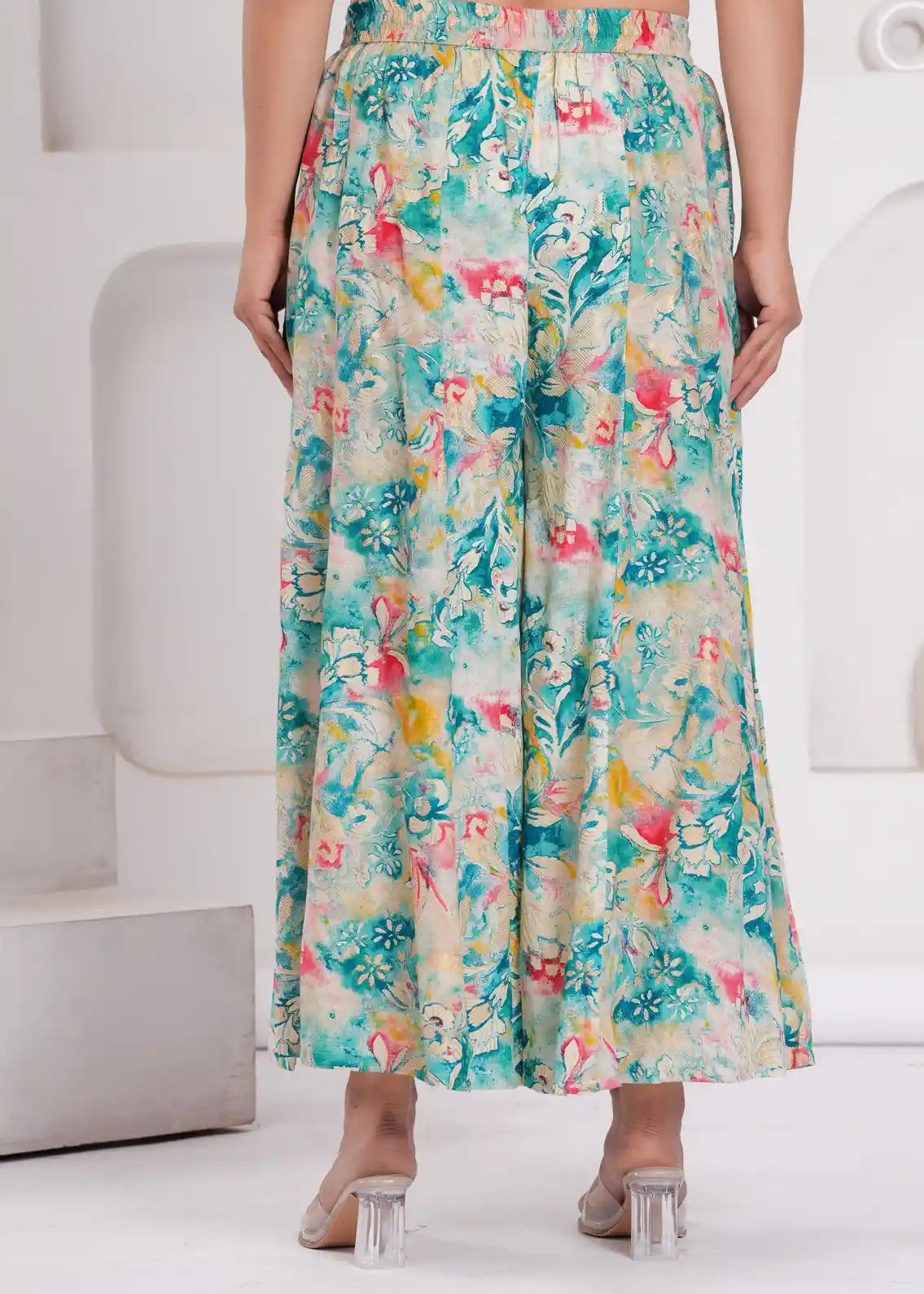 Floral Print Sharara