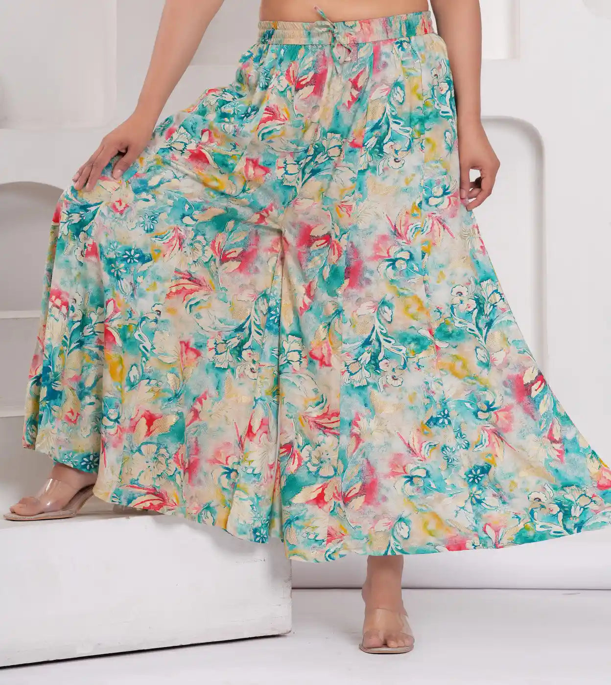 Floral Print Sharara