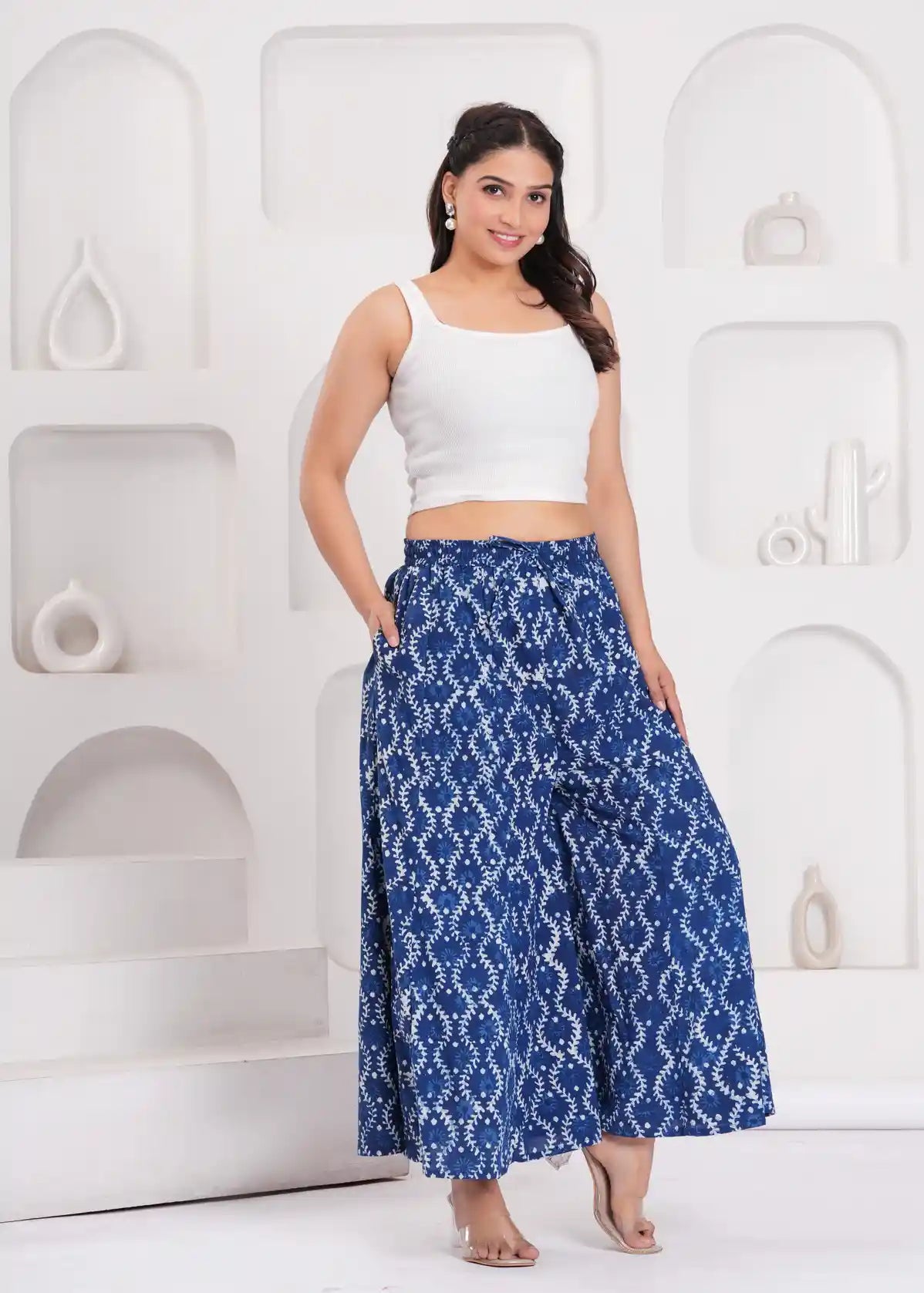 Floral Print Sharara