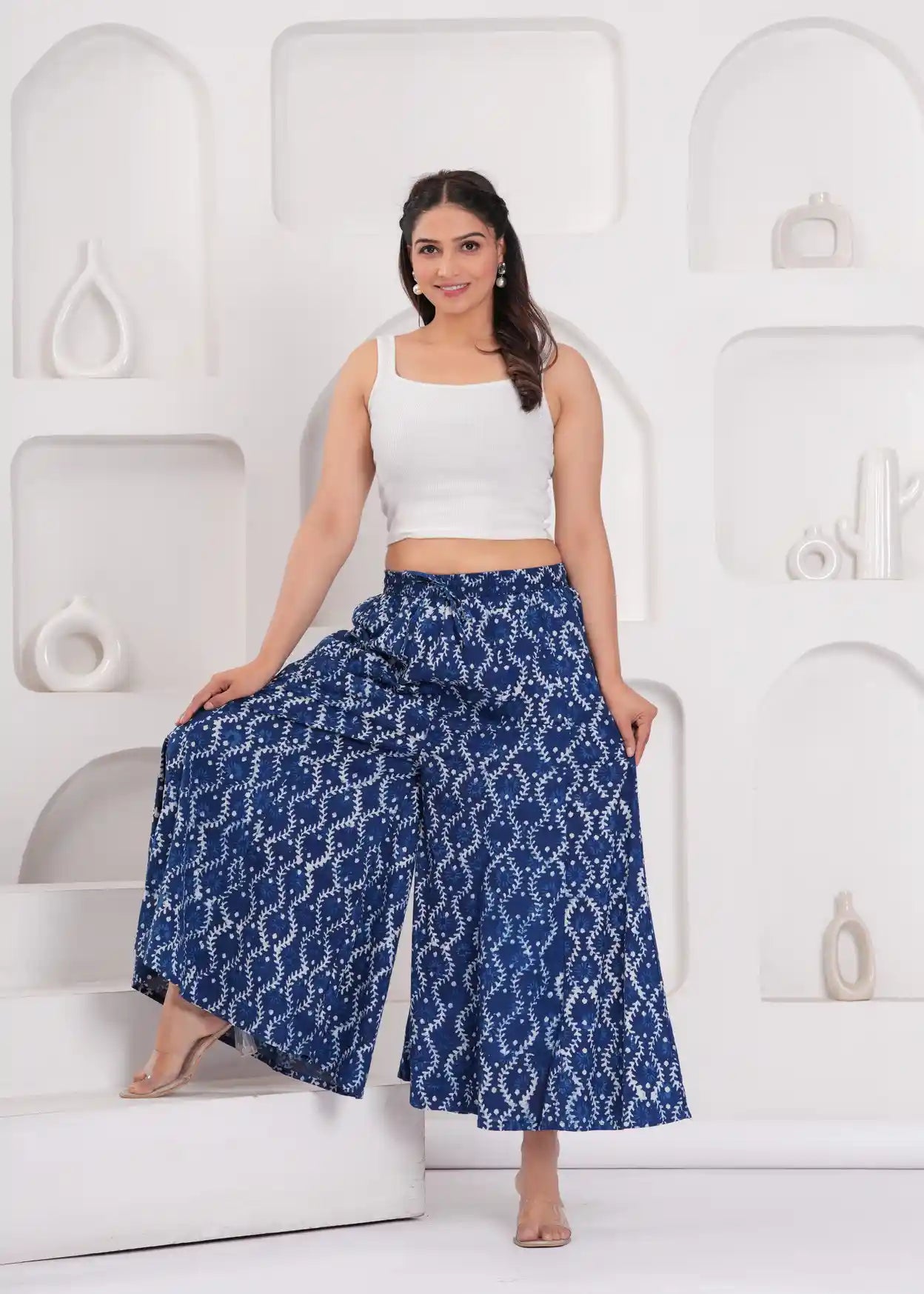 Floral Print Sharara