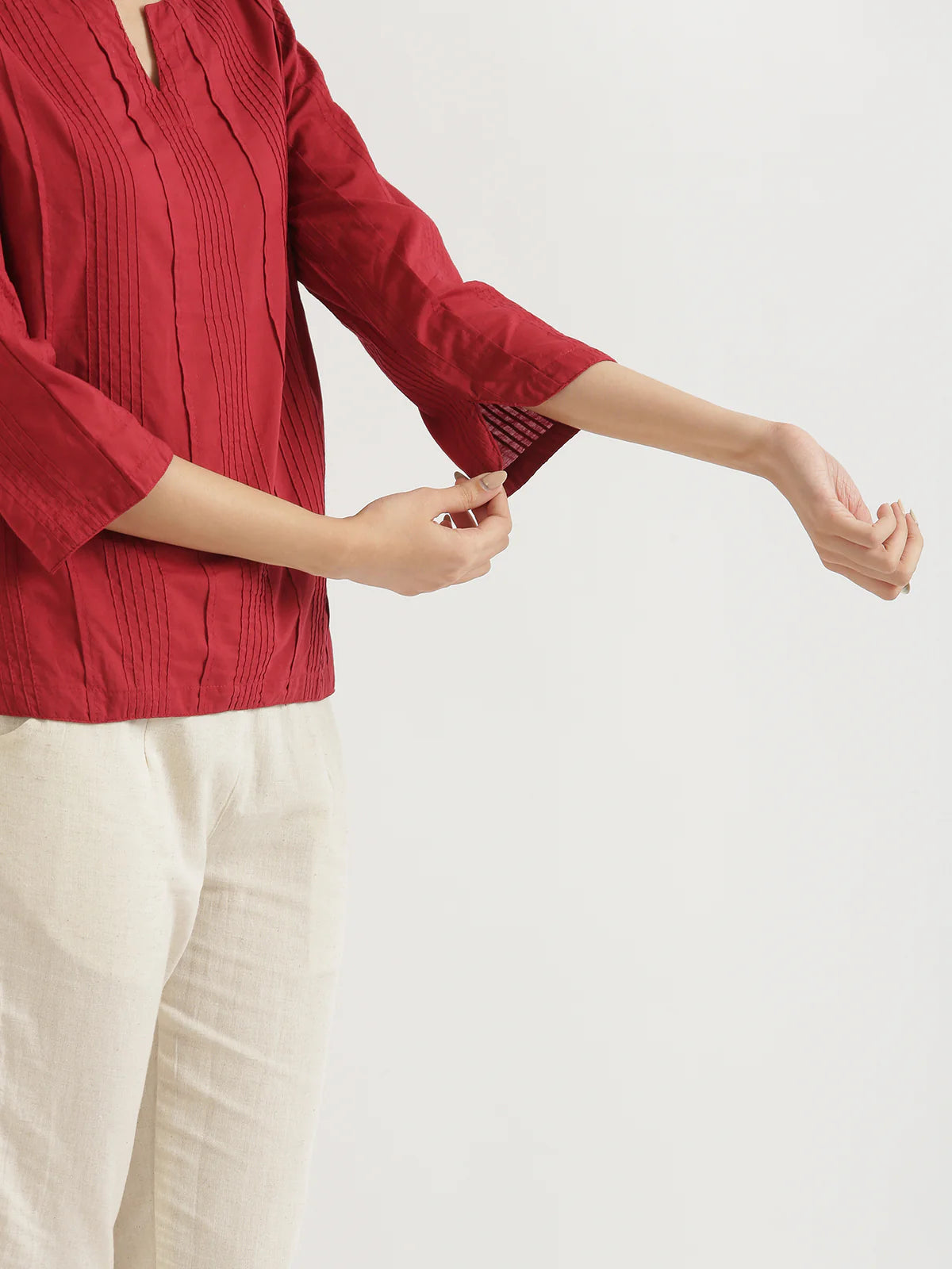 Raspberry Cotton Top