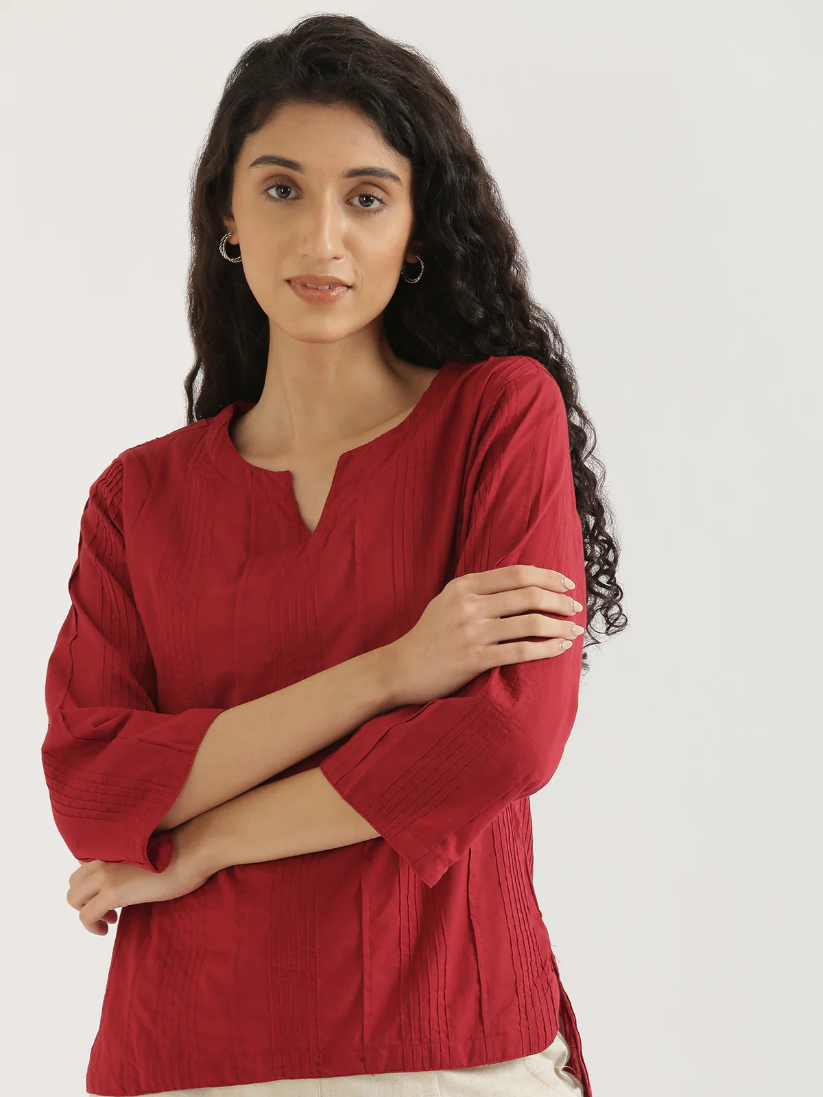 Raspberry Cotton Top