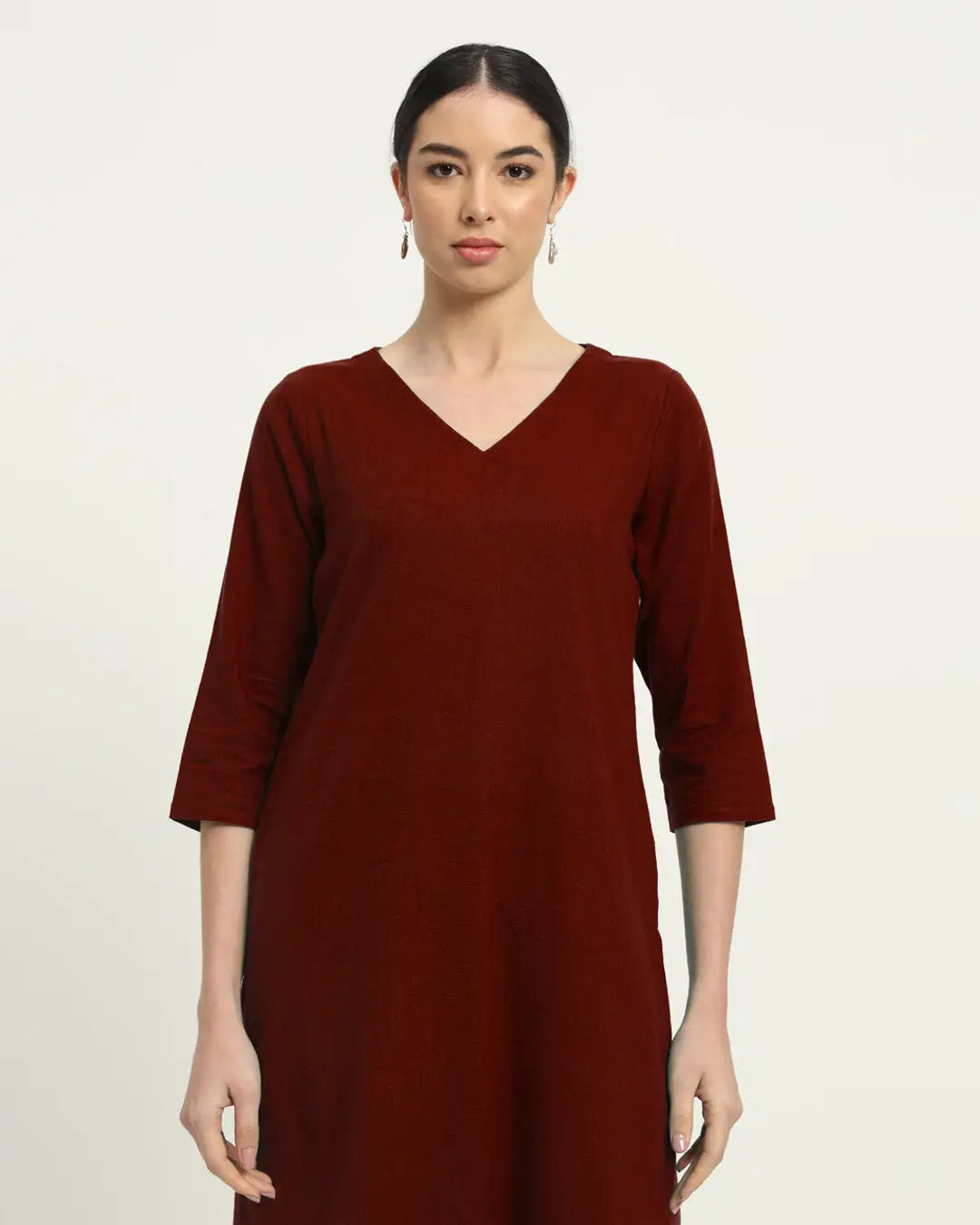Russet Red Verve & Versatility Kurta