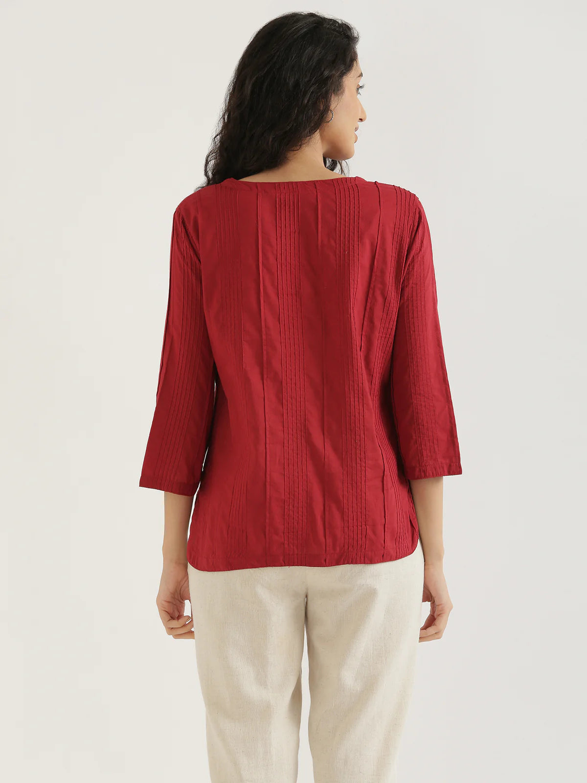 Raspberry Cotton Top