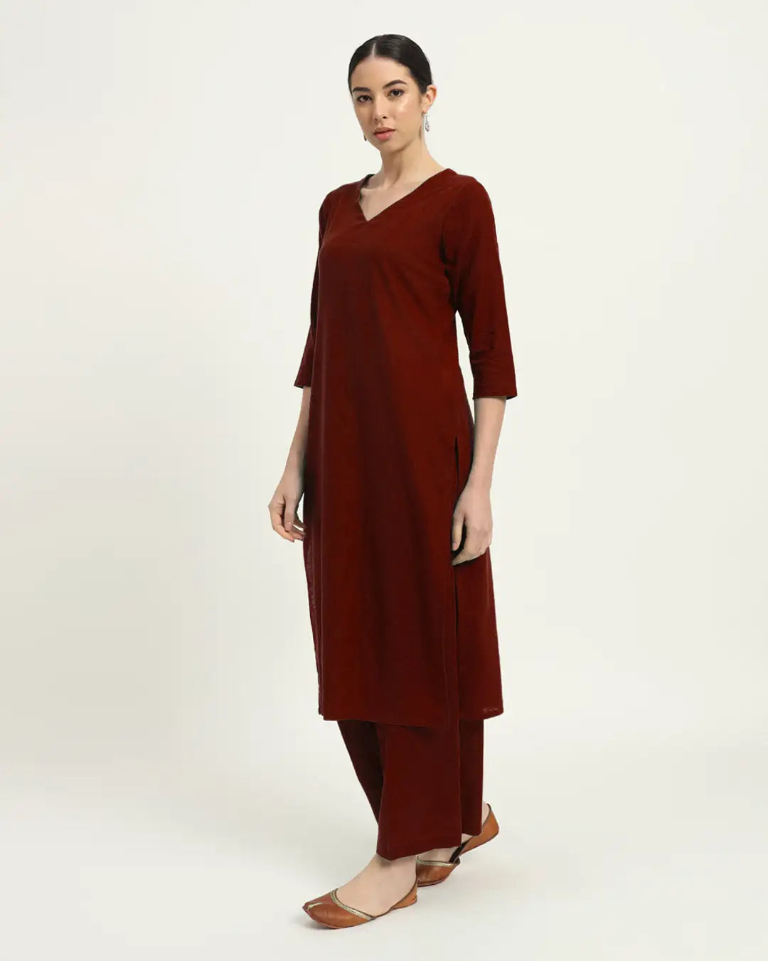 Russet Red Verve & Versatility Kurta