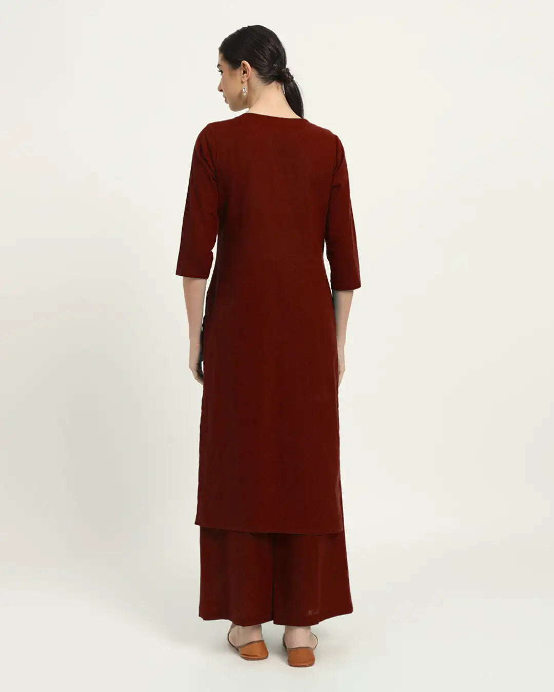 Russet Red Verve & Versatility Kurta