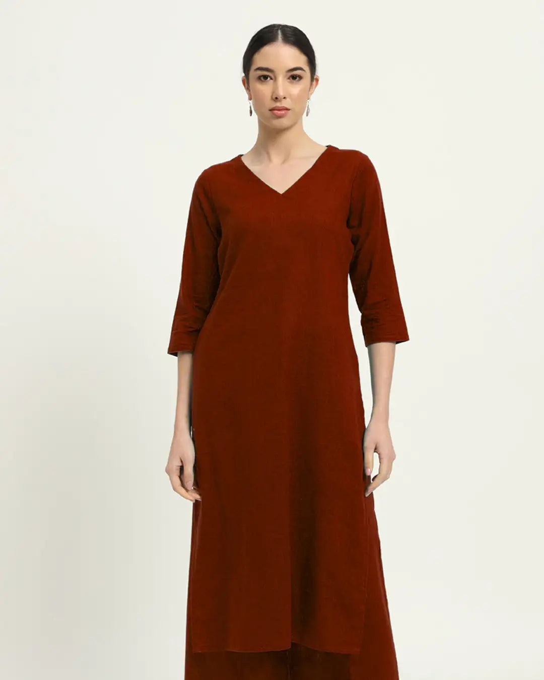 Russet Red Verve & Versatility Kurta