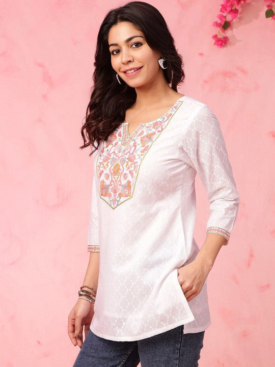 Women thread work kurta