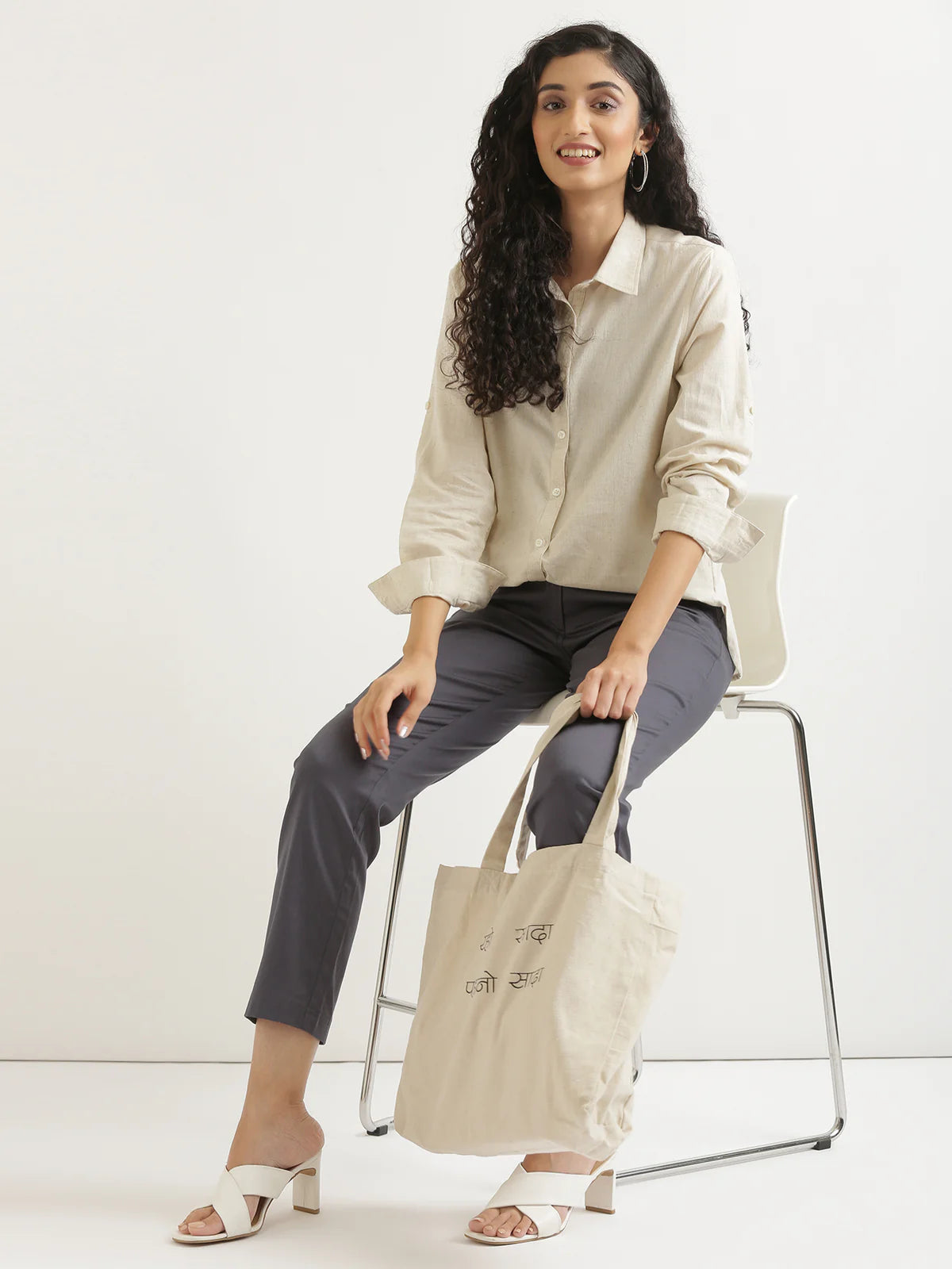 Ecru Linen Shirt