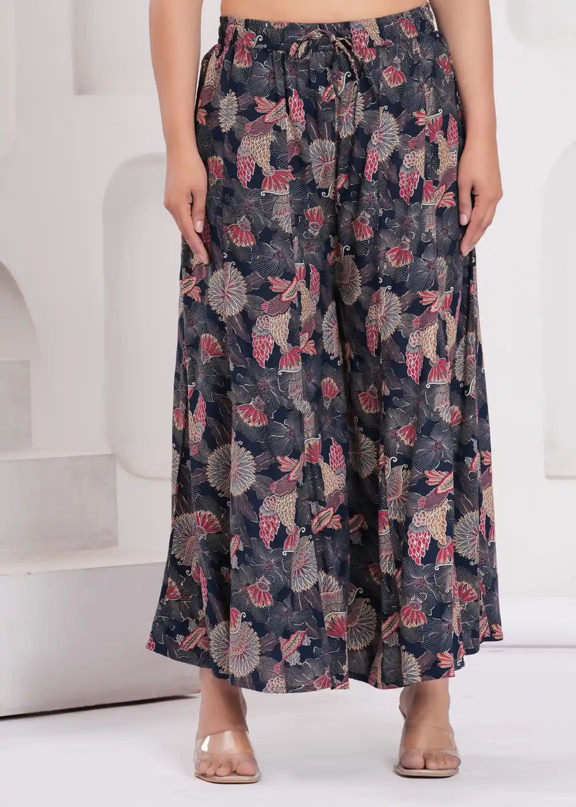 Floral print sharara