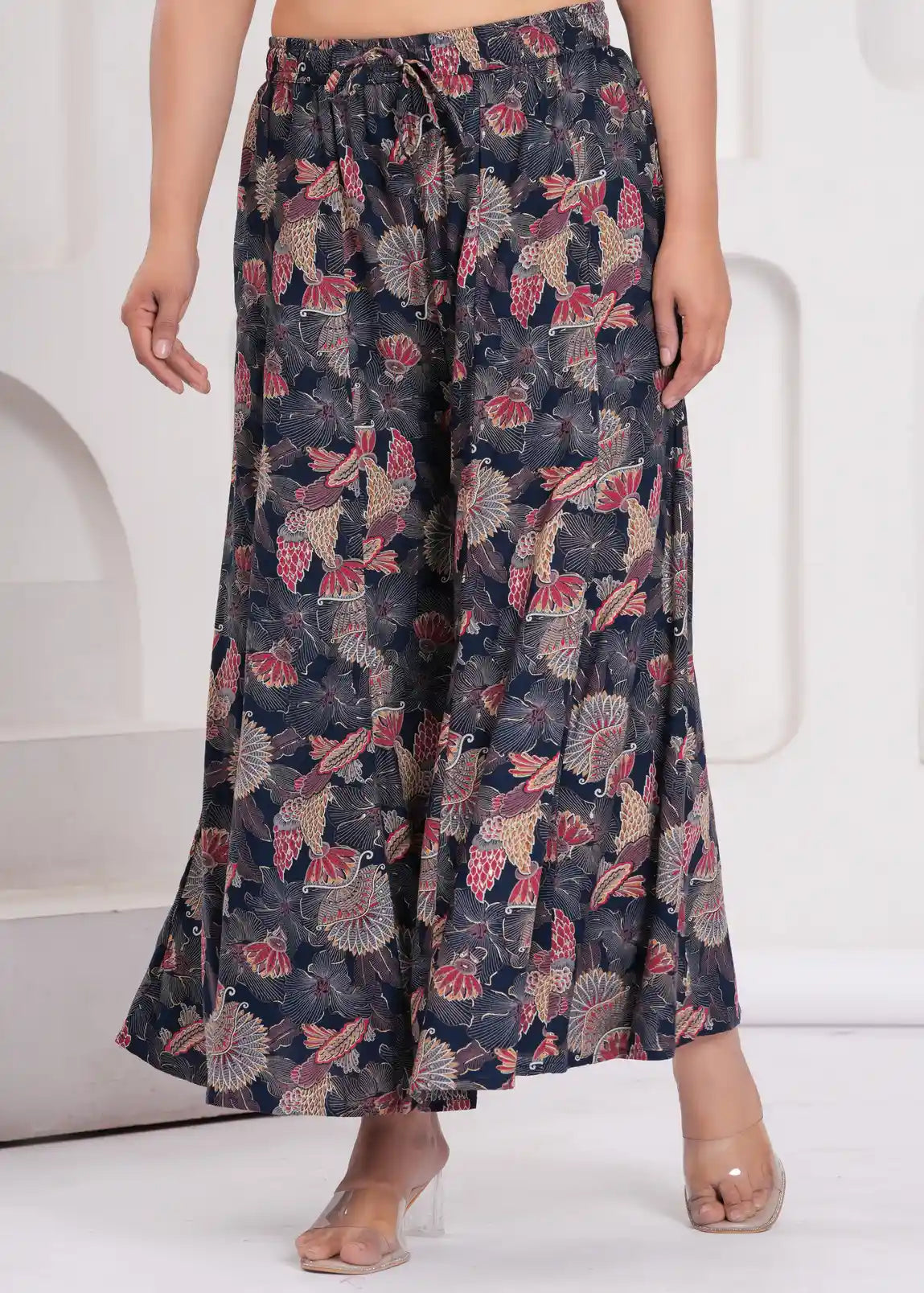 Floral print sharara