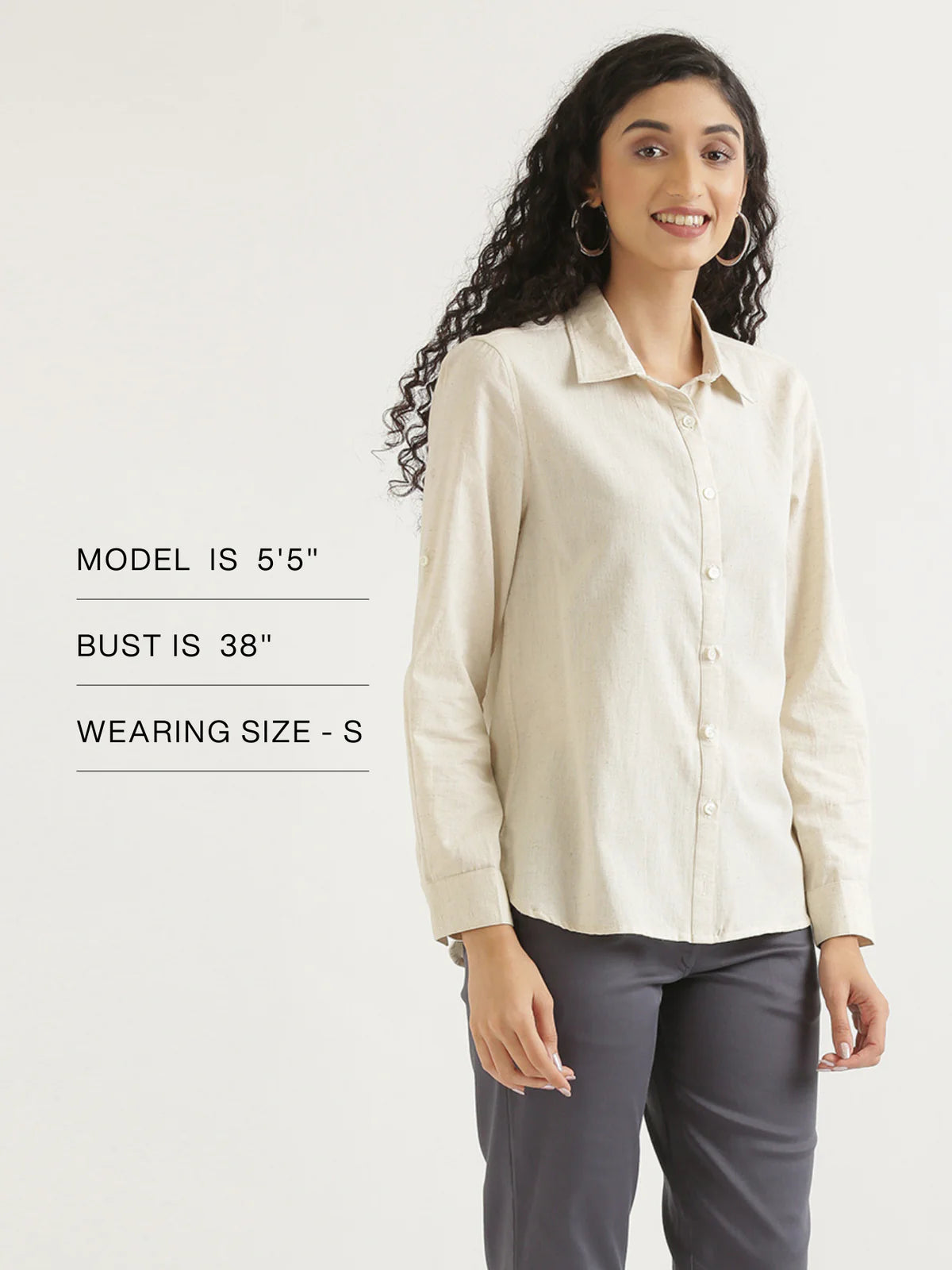 Ecru Linen Shirt